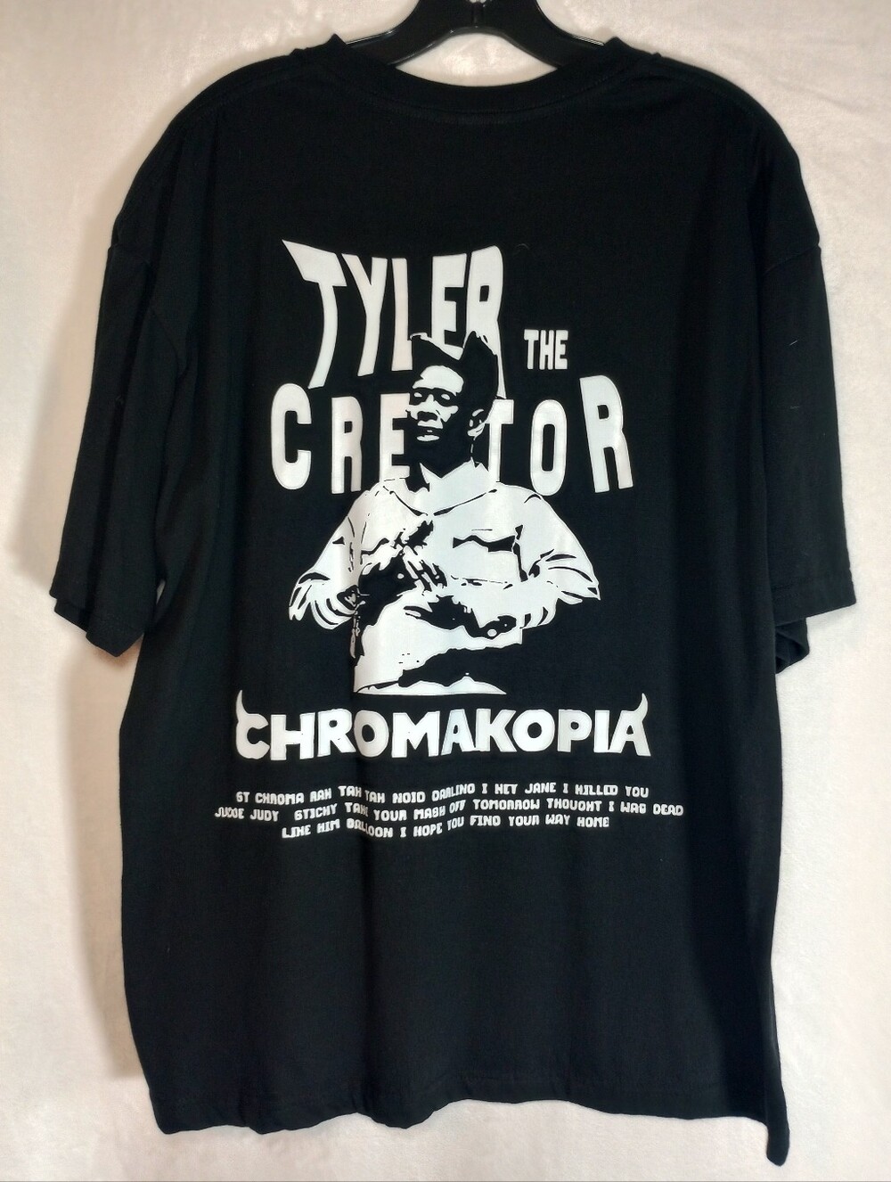 Tyler The Creator Chromakopia Graphic Logo T-Shirt Electric Lyrical Rap Artist